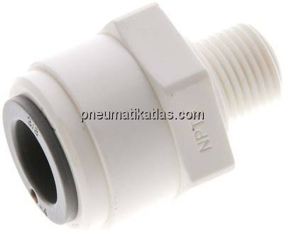 Gerader Steckanschluss NPT 1/8"-3/8" (9,52 mm), IQS-LE (EPDM-Dichtung)