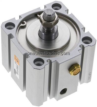 ISO 21287-Zylinder, einfachw., Kolben 63mm, Hub 15mm