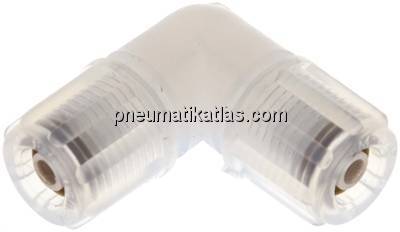 Winkel-Verschraubung 6x4mm, PFA