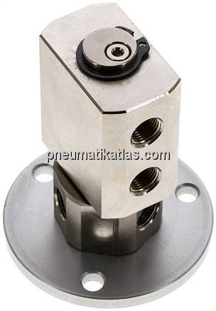 Drehdurchführung 2-fach, G 1/8", Compact