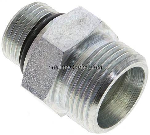 Gerade Schneidringverschr. UNF 7/8"-14-20 S (M30x2), ohne Mutter & Schneidring, 