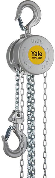 Stirnradflaschenzug YaleMINI 360 0,5t 10m HubHub 10,0 m Tragkraft 500 kg