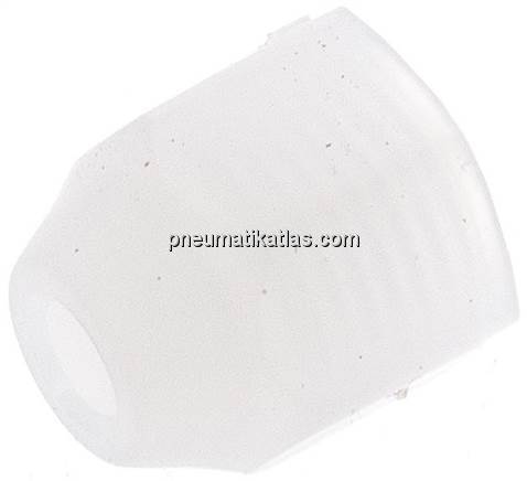 Überwurfmutter 4x2mm(M 9x1), PVDF (FDA)