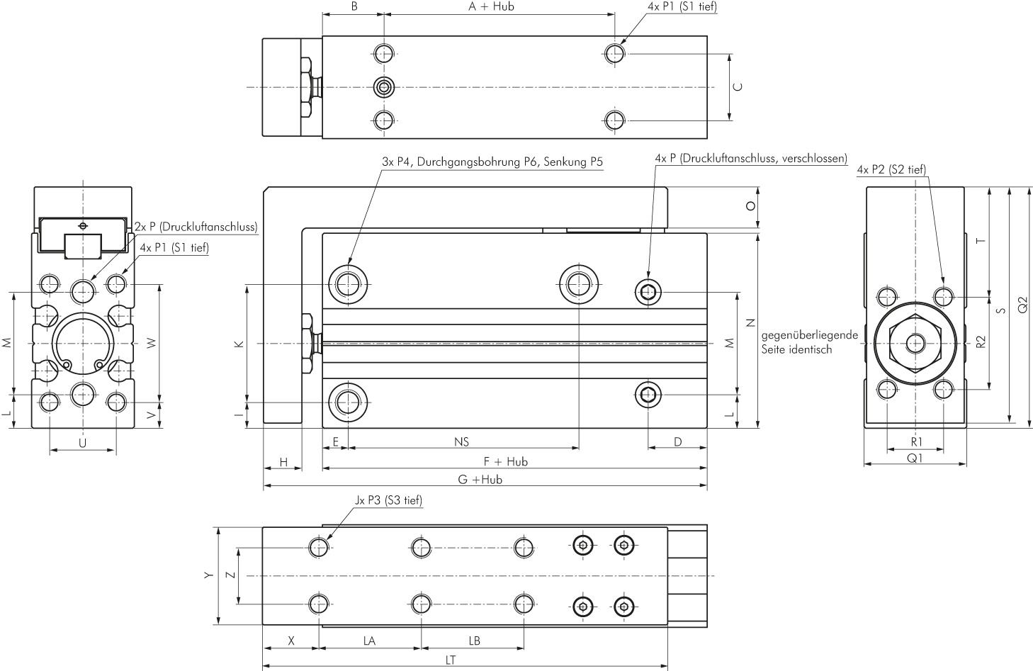 Zeichnung: Kompaktschlitten