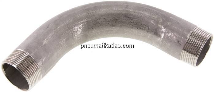 90°-Bogen R 1-1/2" (AG), 1.4401