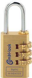 Vorhangschloss Messing Combi Lock 80/40mm Burg-Wächter BURG WÄCHTER