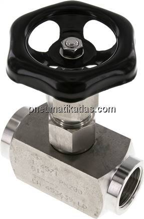 Nadel-Absperrventil, 1.4571, G 1", 0 - 200bar