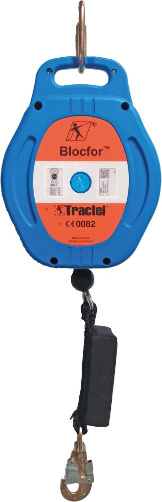 Höhensicherungsgerät Blocfor 20 EVO ESD G 150 kg M24/M47 verz.Drahtseil 5mm,L20 m