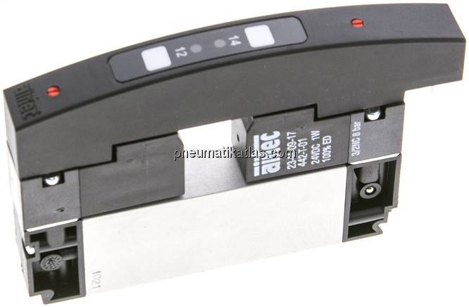 Magnetventil für RE46, 5/3-Wege (Mittelstellung entlüftet)