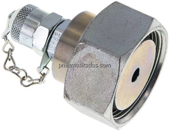 Messanschluss M16x2, 35 L-Dichtkegel, Stahl verzinkt