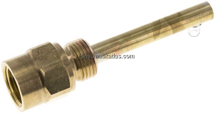 Schutzrohr zum Einschrauben (G 1/2"), 100mm, Cu-Legierung