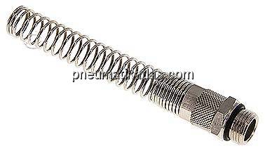 Gerade Verschraubung G 3/8"-12x10mm mit Knickschutz