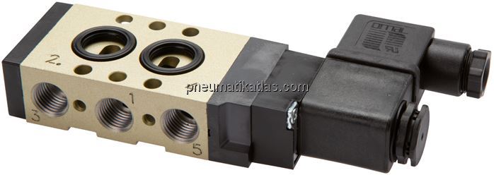 Exemplarische Darstellung: 5/2-Wege Magnetventil m