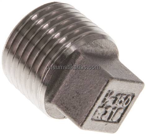 Verschlussstopfen Außenvkt. R 1/2", 1.4408