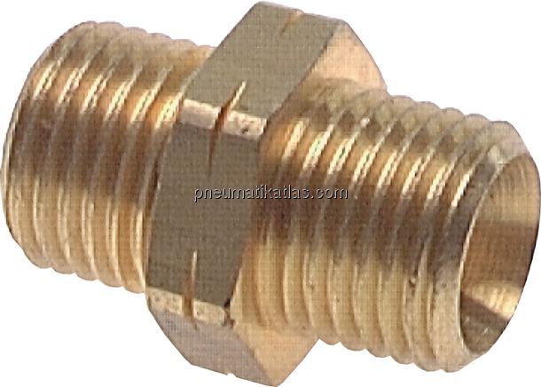 Exemplarische Darstellung: Doppelnippel mit Rechts