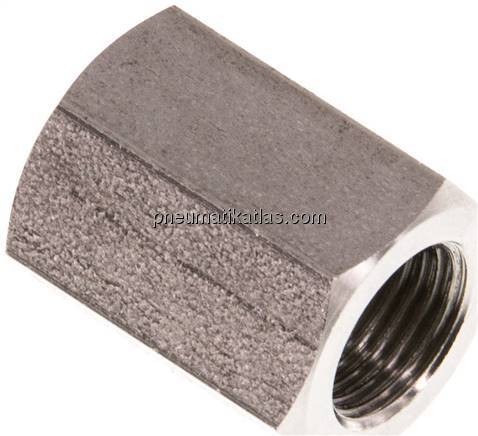 Muffe G 1/8"-G 1/8", 1.4571