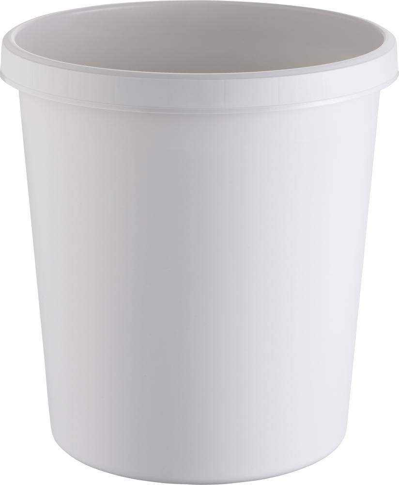 Papierkorb 30 l 405 mm lichtgrau helit