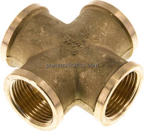 Kreuzstück G 3/4" (IG), Messing