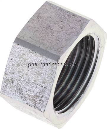 Überwurfmutter DN16, G 3/4", Bohrung 20,0mm, Stahl verz.