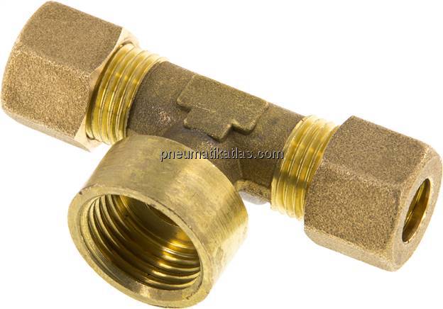 T-Klemmringverschraubung G 1/2"-10 (M16x1,5)mm, Messing