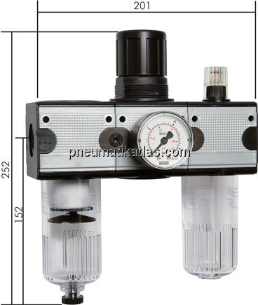 Exemplarische Darstellung: Wartungseinheiten 3-tei