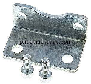 ISO 15552-Fußwinkel 63 mm, Stahl verzinkt