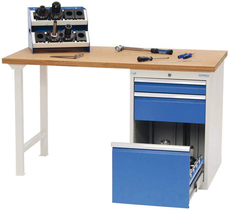 CNC-Werkbank 1500x750x859 Tiefe 750, 3 Sbl.