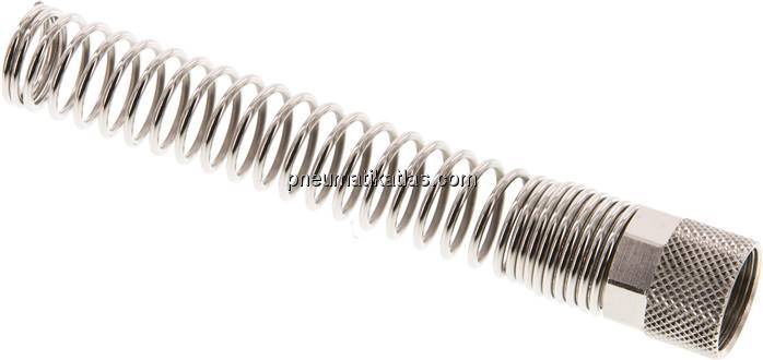 CK-Überwurfmutter 12x10mm(M 16x1), Messing vernickelt Knickschutz