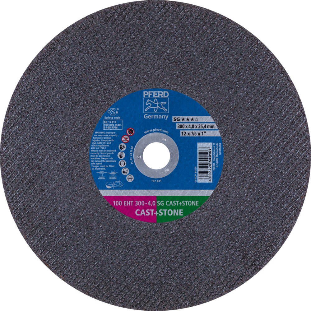 Trennscheiben 100 EHT 300-4,0 SG CAST+STONE/25,4