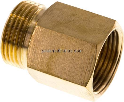 Reduziernippel G 1"(AG)-NPT 1"(IG), Messing