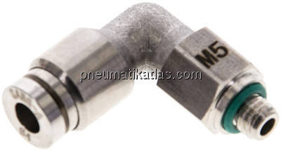 Winkel-Steckanschluss M 5-4mm, IQS-ES LE/IQS-PVDF