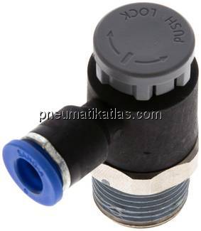 Kompakt-Drosselventil R 3/8"-6mm,abluftregelnd (Standard)