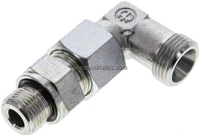 Einstellb. Winkel-Schneidringverschr. G 3/8"-12 S (M20x1,5), ohne Mutter & Schne