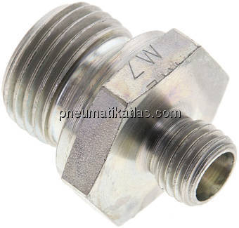 Gerade Schneidringverschr. G 1/2"-6 L (M12x1,5), ohne Mutter & Schneidring, Stah