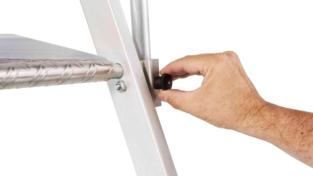 Plattformleiter ZAP Neo S4 Stufen Plattformhöhe 0,99 m Arbeitshöhe 2,99 m