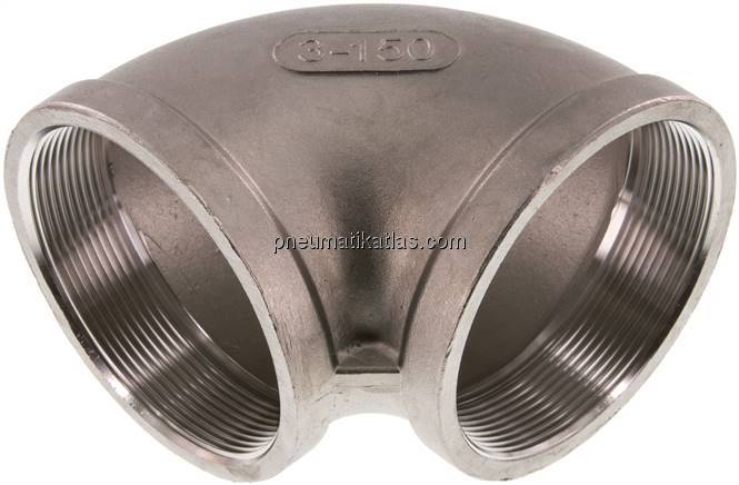 90°-Winkel Rp 3"-Rp 3", 1.4408