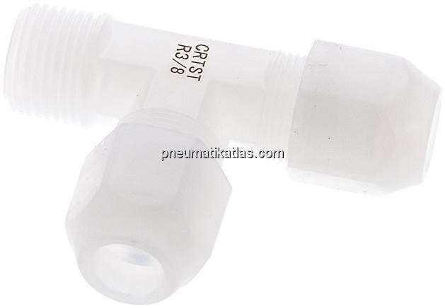 LE-Verschraubung R 3/8"-10x8mm, PVDF (FDA)