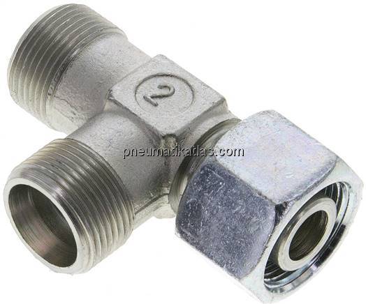 Einstellb. L-Schneidringverschraubung 16 S (M24x1,5), ohne Mutter & Schneidring,