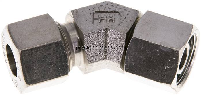 Einstellb. 45°-Schneidringverschraubung 12 S (M20x1,5), 1.4571