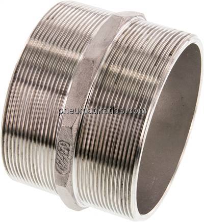 Doppelnippel G 4"-G 4", 1.4408