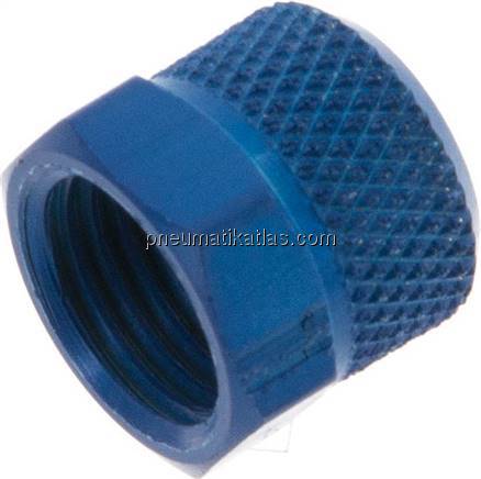 CK-Überwurfmutter 6x4mm(M 10x1), Aluminium