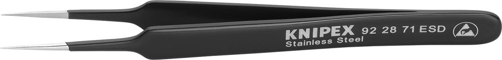 Pinzette ESD Nadelform 110mm schwarz KNIPEX