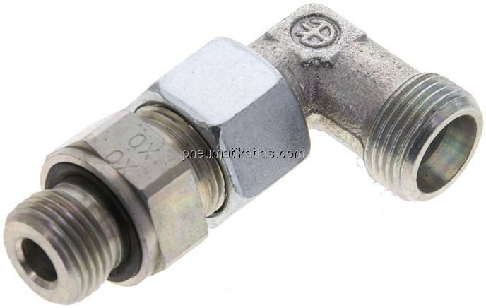 Einstellb. Winkel-Schneidringverschr. M 18x1,5-12 S (M20x1,5), ohne Mutter & Sch