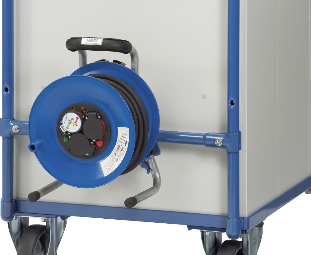 Kabeltrommel + Anbausatz Tischwagen 1050 x 600