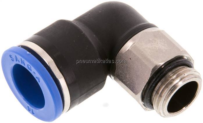 Winkel-Steckanschluss G 3/8"-14mm, IQS-Standard