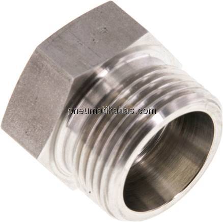 Verschlussverschraubung für Rohre 20 S (M30x2), 1.4571