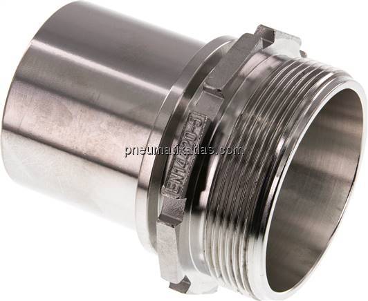 Gewindetülle, EN14420-5 G 2-1/2"-63 (2-1/2")mm, 1.4408