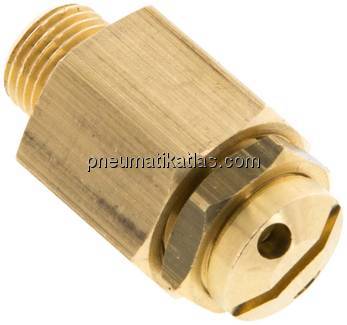 Mini-Sicherheitsventil G 1/8", 6 - 12 bar, Messing