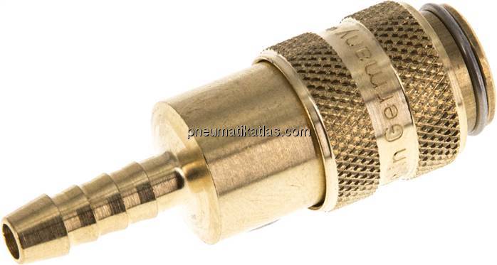 Kupplungsdose (NW5) 5mm Schlauch, Messing