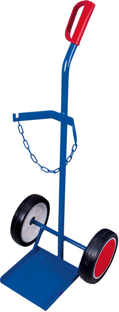 Stahlflaschenkarre 100 kg1x20-50 l Gummiräder VarioFit